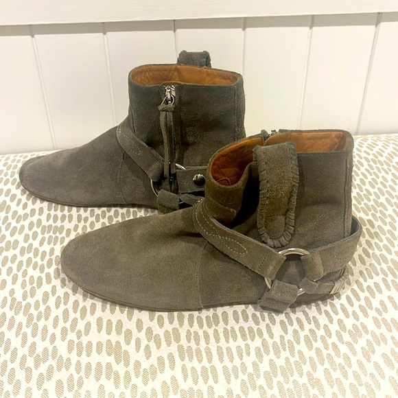 Isabel Marant Etoile Suede Booties - Picture 1 of 3